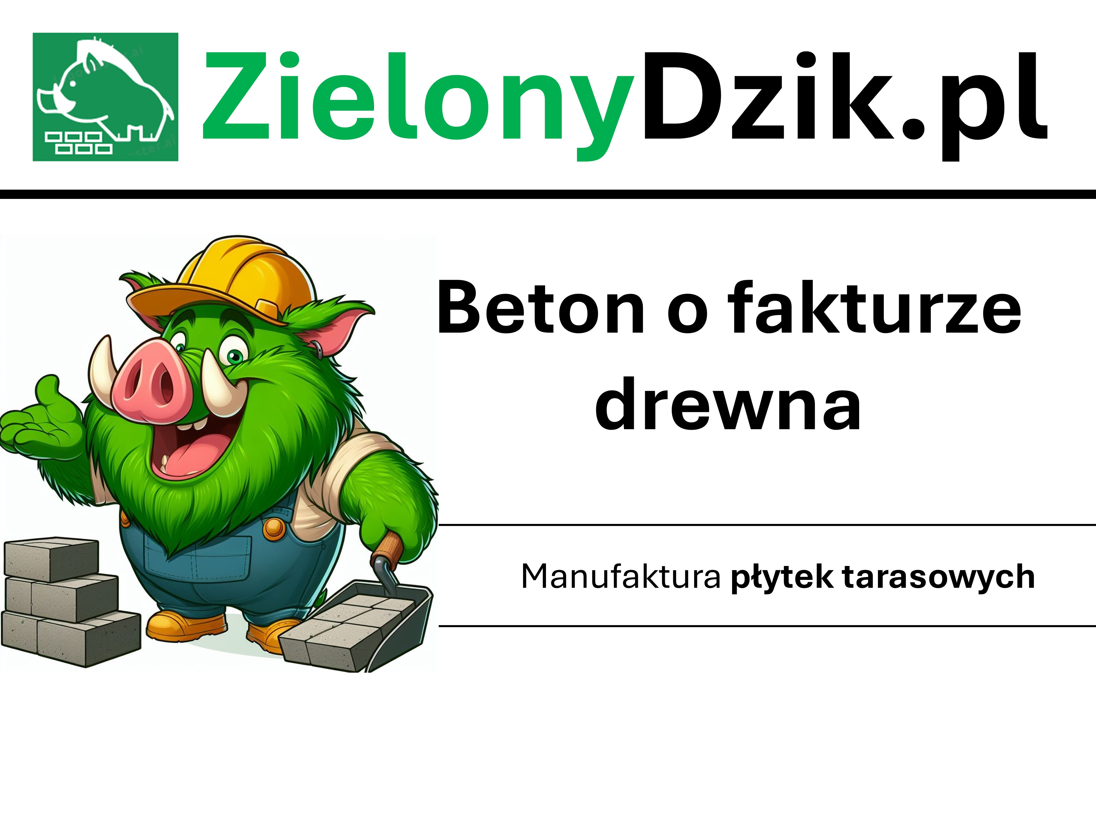 zielony dzik